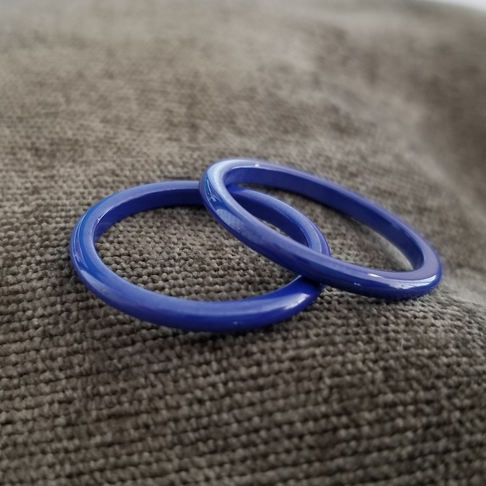 Blue Ceramic Ring